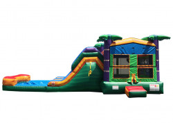 Tropical20Splash20with20pool20 20CO218720 202 1610636998 5in1 combo Double Lane Tropical Splash w/Pool (Rent Wet or D